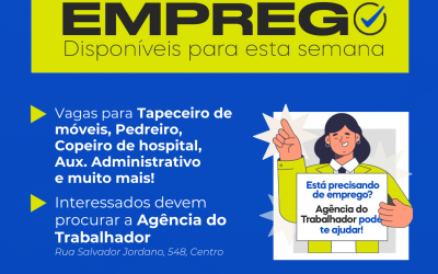 Agência do Trabalhador de Sarandi inicia a semana com 174 vagas de emprego