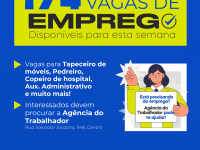 Agência do Trabalhador de Sarandi inicia a semana com 174 vagas de emprego