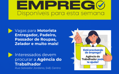 Agência do Trabalhador de Sarandi inicia semana com 256 vagas de emprego disponíveis