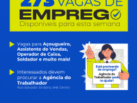 Agência do Trabalhador de Sarandi inicia a semana com 273 vagas de emprego disponíveis