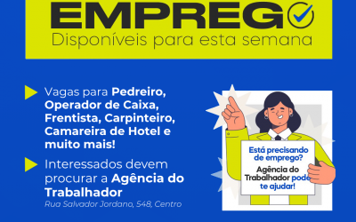 Agência do Trabalhador de Sarandi inicia semana com 281 vagas de emprego disponíveis