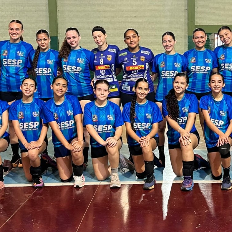 Handebol feminino de Sarandi disputa fase final dos Jogos da Juventude do Paraná