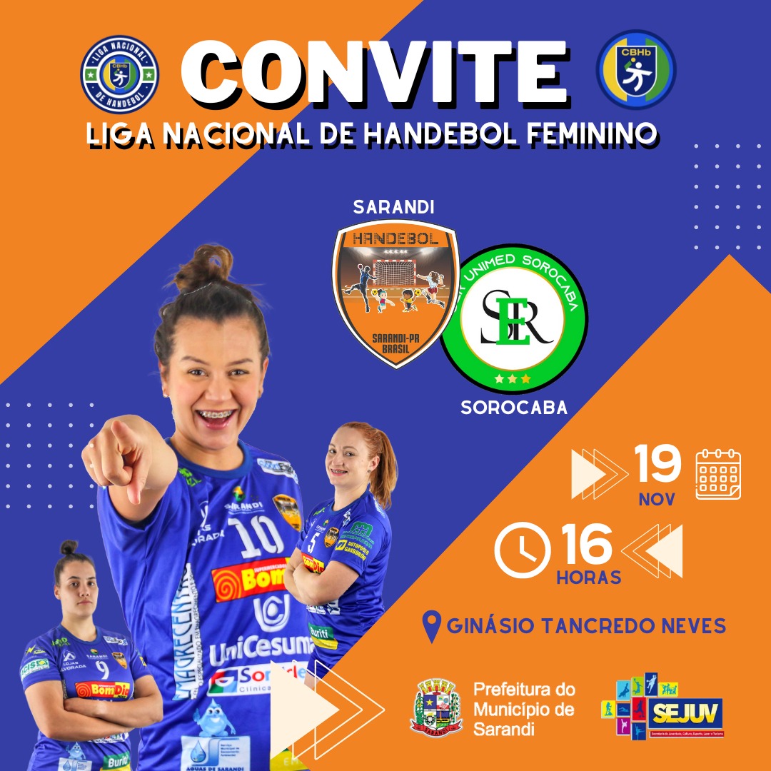 Handebol Sarandi estreia na segunda fase da Liga Nacional