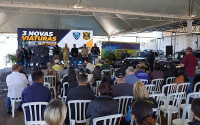Prefeitura de Sarandi entrega novas viaturas e motocicletas para reforçar a segurança pública
