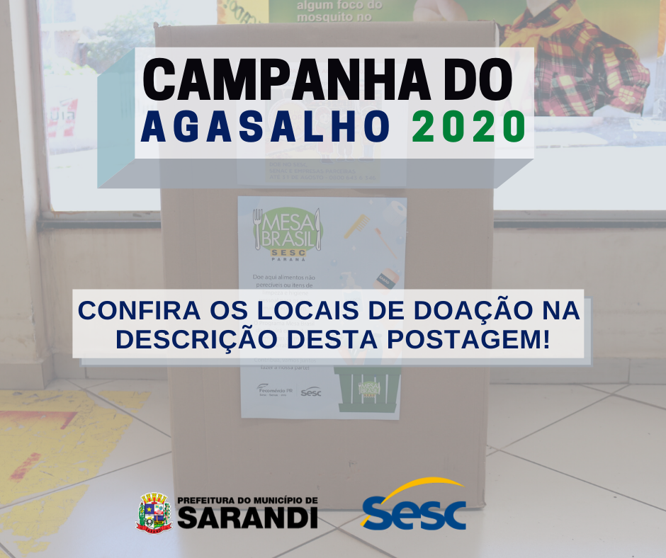 CAMPANHA DO AGASALHO 2020