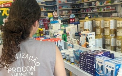 PROCON Sarandi identifica variação superior a 170% no preço de medicamentos e orienta consumidores a pesquisarem antes da compra