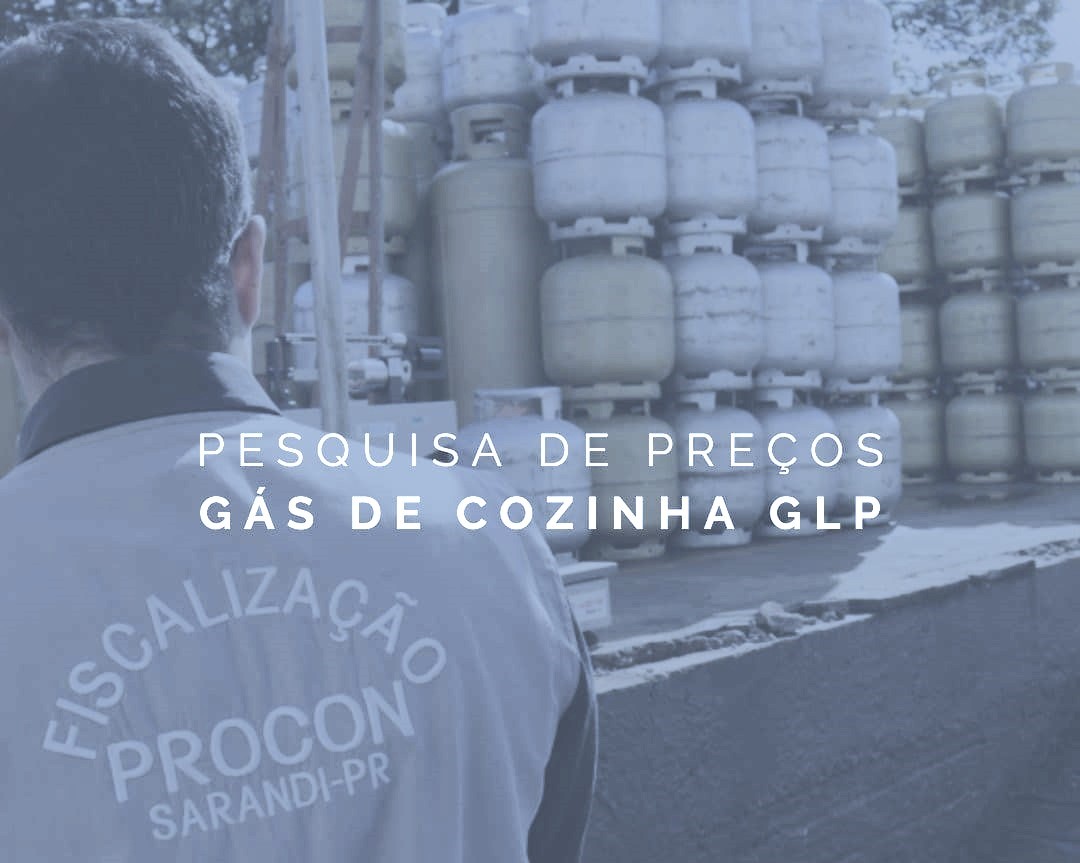 Monitoramento do Procon Sarandi aponta variação de até 22% no preço do gás de cozinha