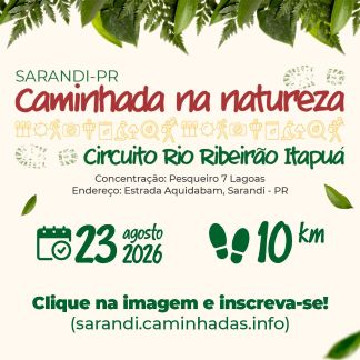 pop up caminhada natureza p
