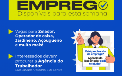 Agência do Trabalhador de Sarandi inicia semana com 171 vagas de emprego abertas