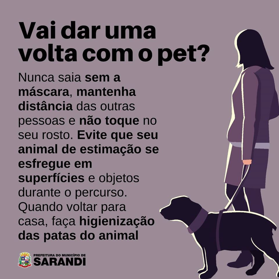 Dicas para passear com o Pet na pandemia