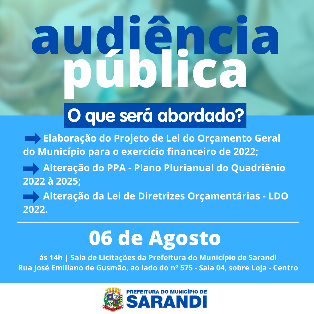 Audiência Pública - 06/08/2021