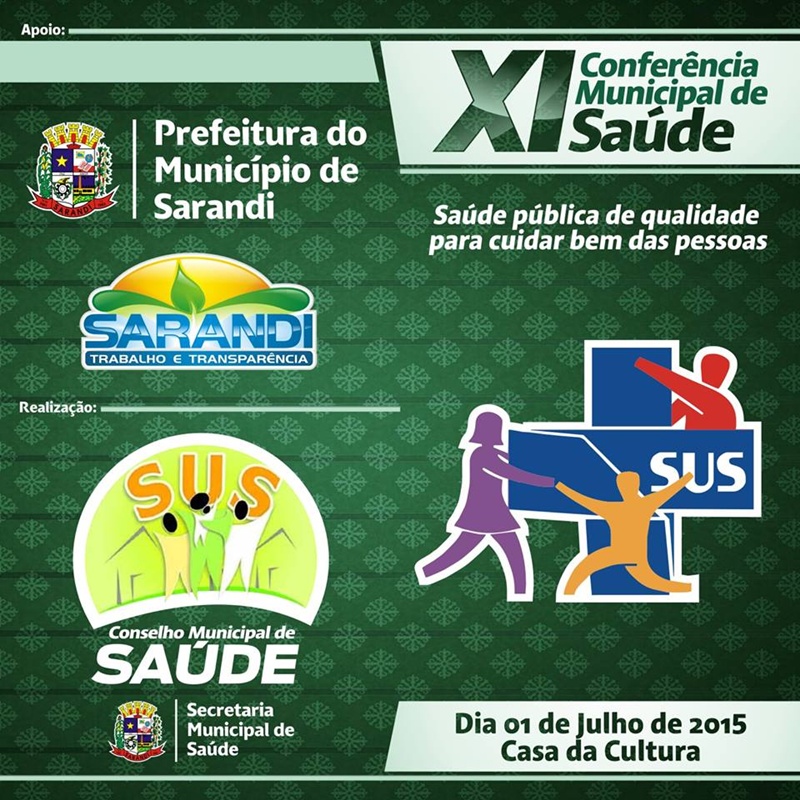 Saúde realiza conferência na quarta-feira