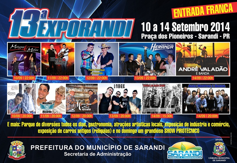 Maior festa popular de Sarandi começa amanhã