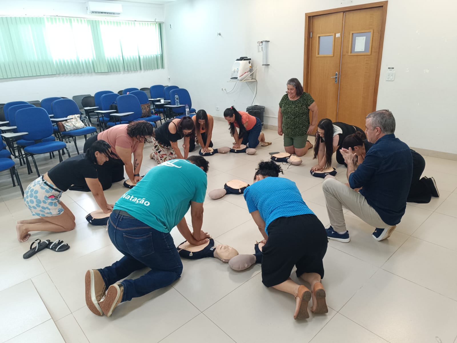 Saúde capacita servidores em primeiros socorros com direito a certificado de conclusão ao final do curso